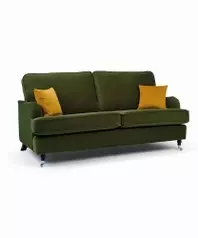 Charlotte 3 Seater Sofa (Shown in Velveteen Forest)